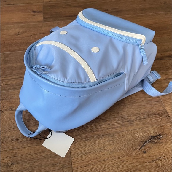 TORI BURCH-NWT Blue Nylon Medium Backpack main image 6